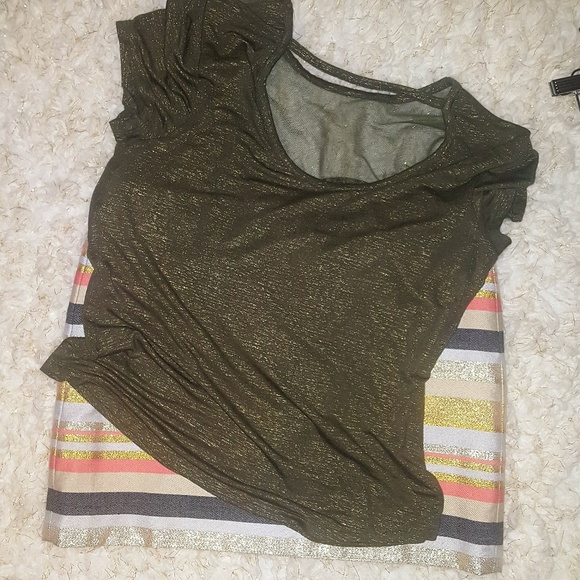 J CREW MINI SKIRT Amazing Metallic Strips - Picture 2 of 7